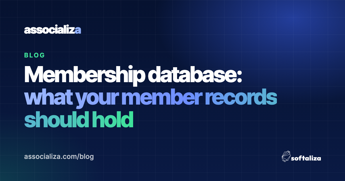 Membership database: what your member records should hold