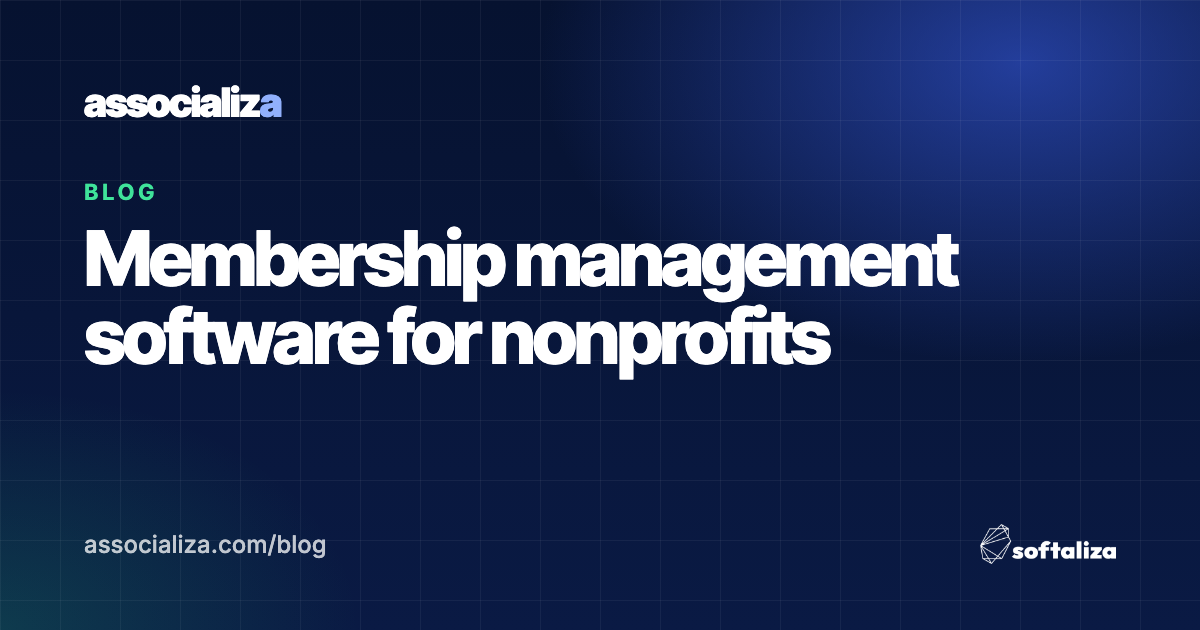 Membership management software for nonprofits